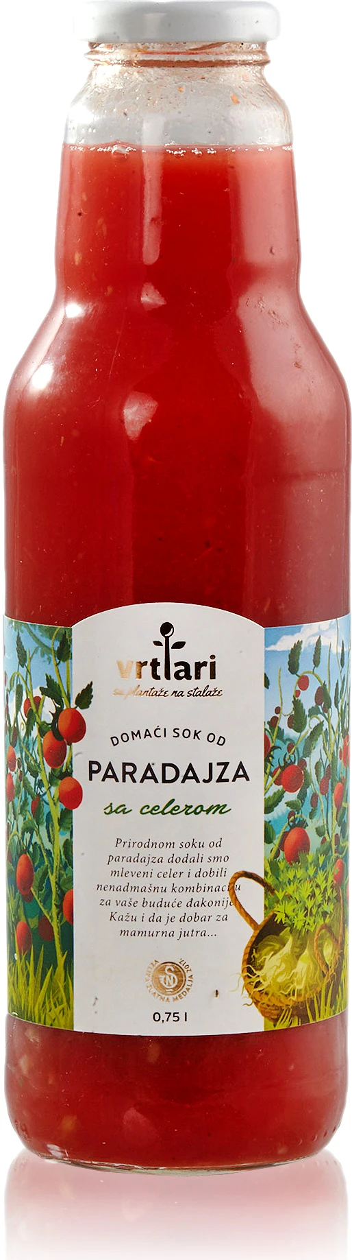 Sok od paradajza sa celerom 750 ml Vrtlari